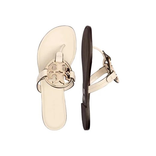 TORY BURCH Skórzane japonki METAL MILLER Tory Burch 39 Gomez Fashion Store