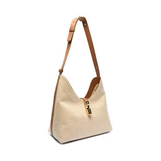 Furla Hobo FURLA GOCCIA | z dodatkiem skóry Furla One Size promocyjna cena Gomez Fashion Store