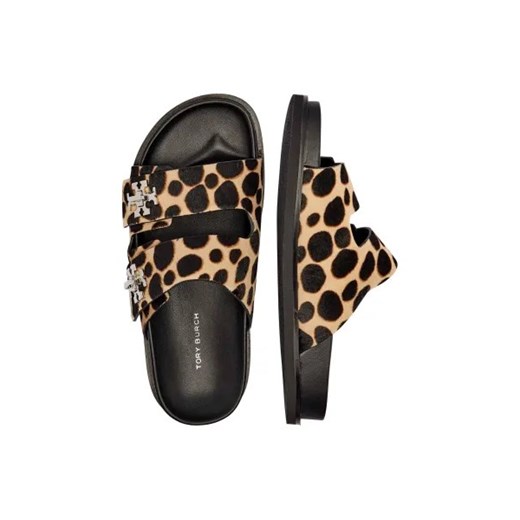 TORY BURCH Skórzane klapki T LOCK SPORT Tory Burch 37 Gomez Fashion Store