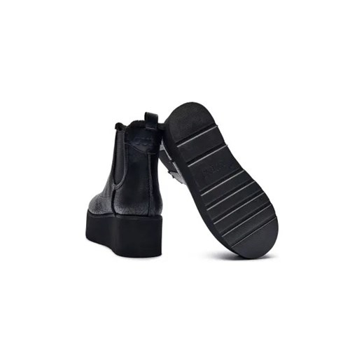 Botki Guess z tkaniny 