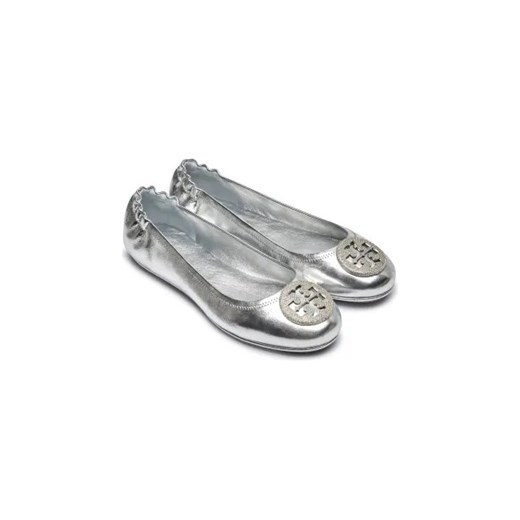 TORY BURCH Skórzane baleriny MINNIE TRAVEL Tory Burch 36 wyprzedaż Gomez Fashion Store