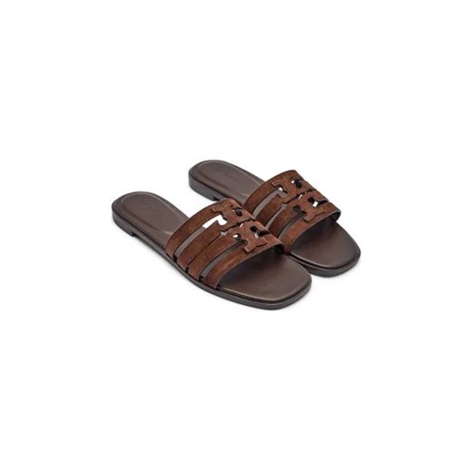 TORY BURCH Skórzane klapki INES Tory Burch 39 Gomez Fashion Store