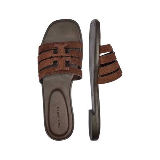 TORY BURCH Skórzane klapki INES Tory Burch 39 Gomez Fashion Store