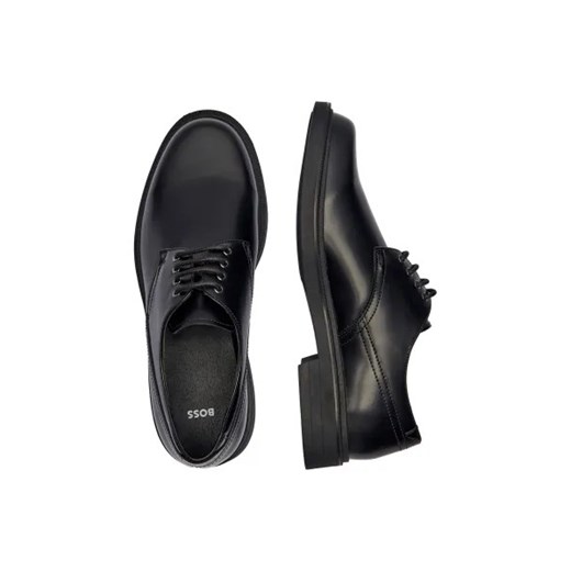 BOSS BLACK Skórzane derby Ronnin 43 promocyjna cena Gomez Fashion Store