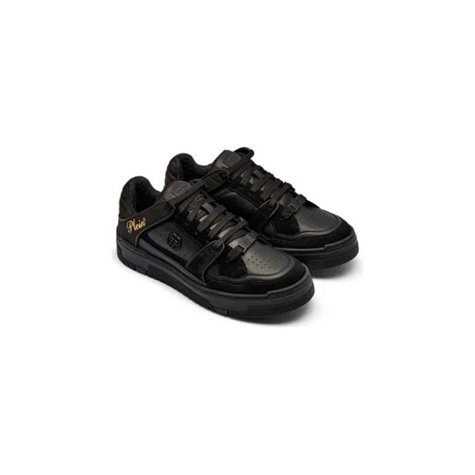 Philipp Plein Skórzane sneakersy Hexagon 43 okazyjna cena Gomez Fashion Store