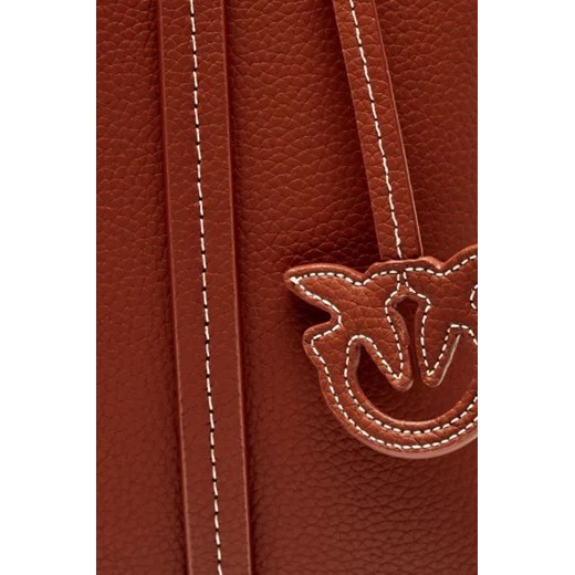 Pinko Skórzany kuferek CARRIE Pinko One Size okazja Gomez Fashion Store