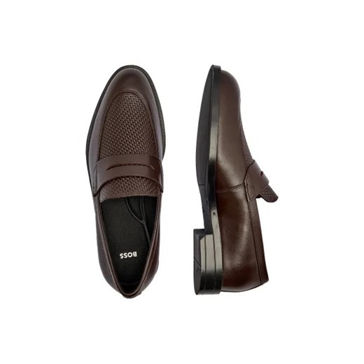 Mokasyny męskie BOSS HUGO z tworzywa sztucznego 