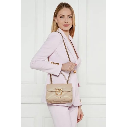 Pinko Skórzana torebka na ramię LOVE PUFF MINI Pinko OS okazja Gomez Fashion Store