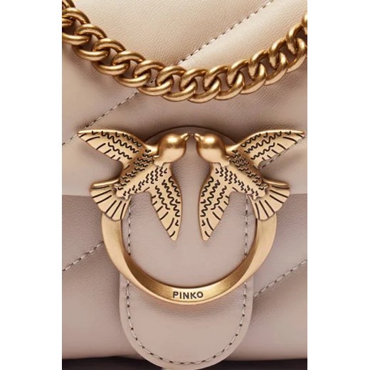 Pinko Skórzana torebka na ramię LOVE PUFF MINI Pinko OS okazyjna cena Gomez Fashion Store