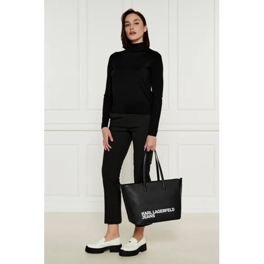 Karl Lagerfeld Jeans Shopperka One Size promocyjna cena Gomez Fashion Store