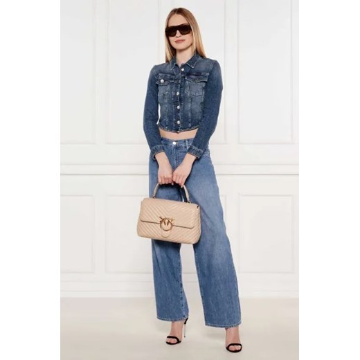 Pinko Skórzana torebka na ramię LOVE LADY PUFF Pinko OS okazyjna cena Gomez Fashion Store