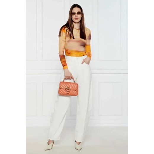 Pinko Skórzany kuferek LOVE LADY PUFF Pinko OS Gomez Fashion Store promocja