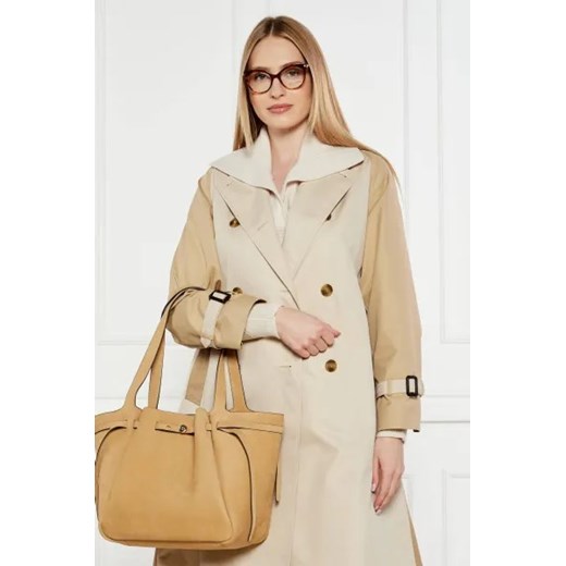 Shopper bag Tory Burch skórzana
