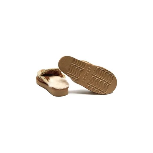 MOU Skórzane obuwie domowe ESKIMO | z dodatkiem wełny Mou 39 promocja Gomez Fashion Store