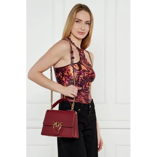 Pinko Skórzany kuferek LOVE ONE Pinko One Size wyprzedaż Gomez Fashion Store