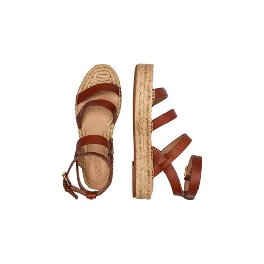 LAUREN RALPH LAUREN Skórzane sandały POLLY 39 okazyjna cena Gomez Fashion Store