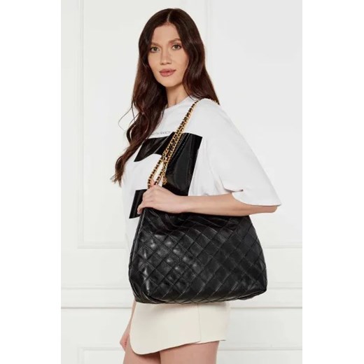 TORY BURCH Skórzana torebka na ramię Fleming Tory Burch OS Gomez Fashion Store okazja