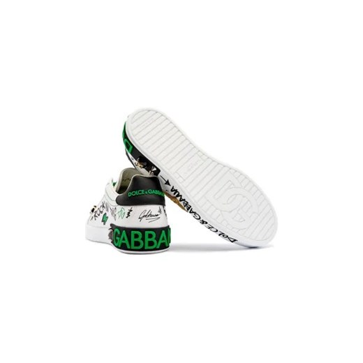 Dolce & Gabbana Skórzane sneakersy Dolce & Gabbana 43 Gomez Fashion Store okazyjna cena