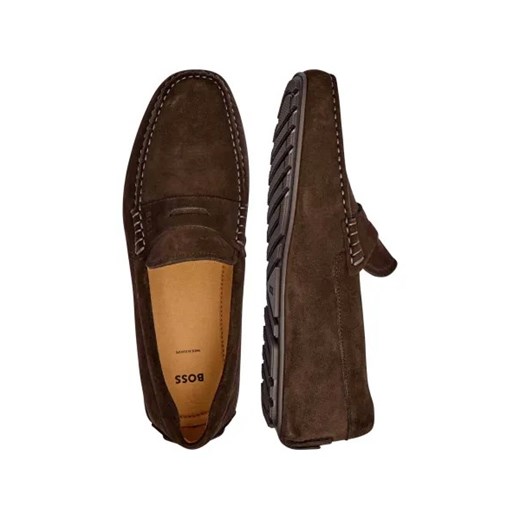 BOSS BLACK Skórzane mokasyny Noel 44 wyprzedaż Gomez Fashion Store