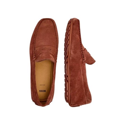 BOSS BLACK Skórzane mokasyny Noel 42 Gomez Fashion Store okazja