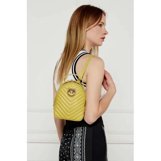 Pinko Skórzany plecak LOVE CLICK MINI Pinko One Size promocja Gomez Fashion Store