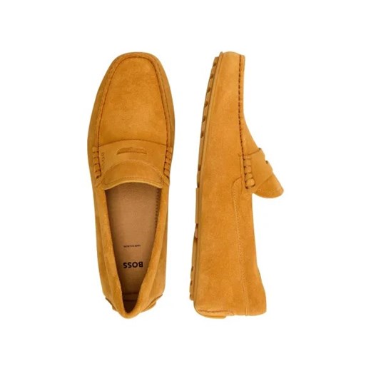 BOSS BLACK Skórzane mokasyny Noel 43 wyprzedaż Gomez Fashion Store