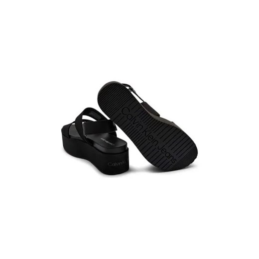 Calvin Klein Jeans Sandały | z dodatkiem skóry 40 promocja Gomez Fashion Store