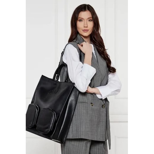 Shopper bag Max Mara ze skóry ekologicznej 