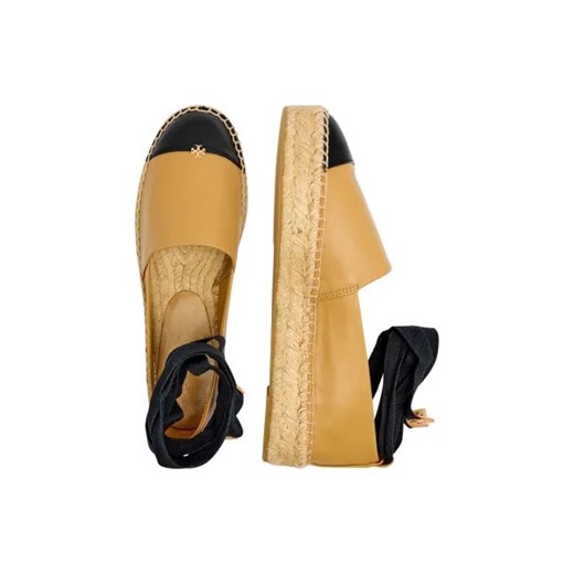 TORY BURCH Skórzane espadryle CAP-TOE Tory Burch 37 Gomez Fashion Store wyprzedaż
