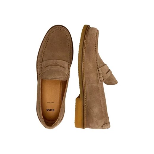 BOSS BLACK Skórzane loafersy Kope_Mocc_sd 44 okazyjna cena Gomez Fashion Store