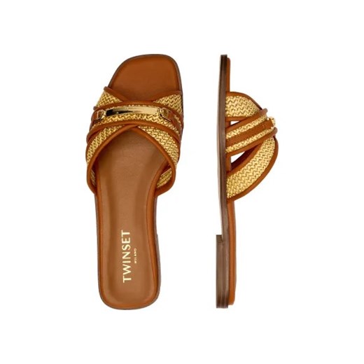 TWINSET Klapki | z dodatkiem skóry Twinset 40 Gomez Fashion Store okazyjna cena