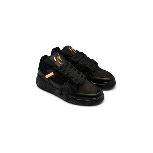Giuseppe Zanotti Skórzane sneakersy BUCATUR Giuseppe Zanotti 43 okazja Gomez Fashion Store
