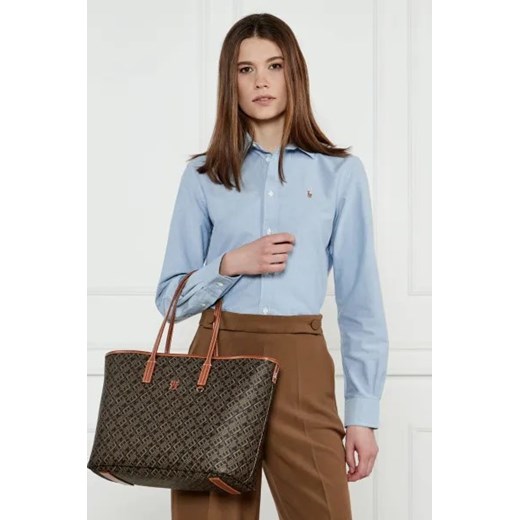 Shopper bag Tommy Hilfiger ze skóry ekologicznej