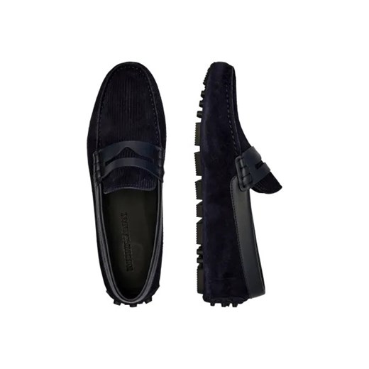 Emporio Armani Skórzane mokasyny Emporio Armani 41 okazyjna cena Gomez Fashion Store