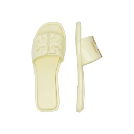 TORY BURCH Skórzane klapki DOUBLE T Tory Burch 36 okazyjna cena Gomez Fashion Store
