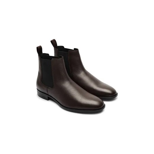 BOSS BLACK Skórzane sztyblety Colby_Cheb_gr 41 okazja Gomez Fashion Store