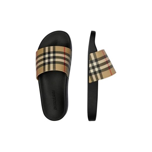 Klapki męskie Burberry z tworzywa sztucznego 