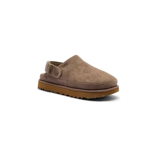 Kapcie damskie UGG casual skórzane na jesień 