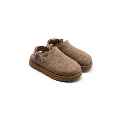 Kapcie damskie UGG casual skórzane 