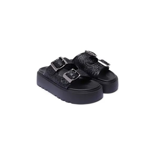 Casadei Klapki BIRKY | z dodatkiem skóry Casadei 37 Gomez Fashion Store wyprzedaż