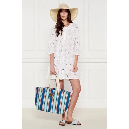 Pinko Torba plażowa | z dodatkiem skóry Pinko One Size Gomez Fashion Store