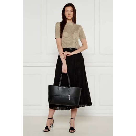 Shopper bag Calvin Klein ze skóry ekologicznej 