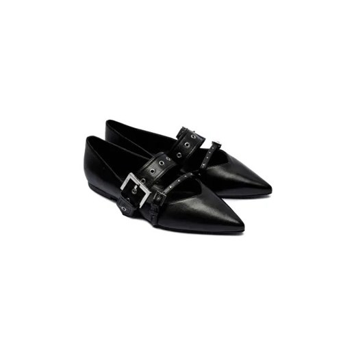 HUGO Skórzane baleriny Maridia_Ball_BKNA 40 okazja Gomez Fashion Store