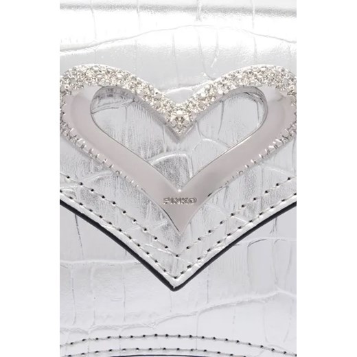 Pinko Skórzana torebka wieczorowa 520 SHOULDER BABY FL Pinko One Size okazyjna cena Gomez Fashion Store