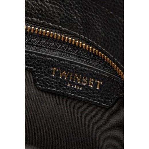 TWINSET Skórzana shopperka Twinset One Size okazja Gomez Fashion Store