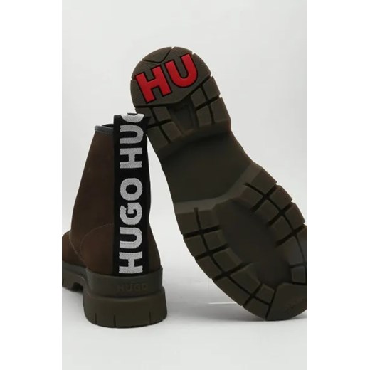 HUGO Skórzane trapery Ryan_Halb_nu 43 okazja Gomez Fashion Store