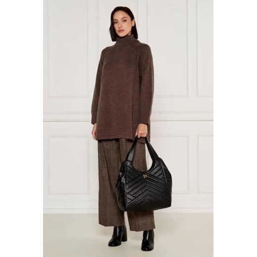 Pinko Skórzana shopperka PUZZLE Pinko One Size Gomez Fashion Store wyprzedaż