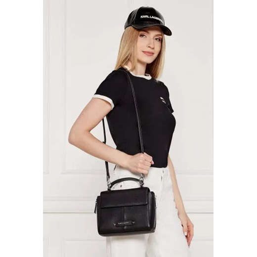 Karl Lagerfeld Skórzany kuferek k/hardware Karl Lagerfeld One Size Gomez Fashion Store