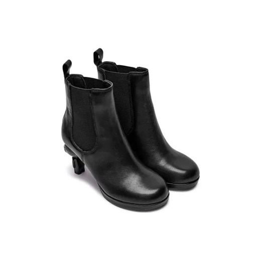 Karl Lagerfeld Skórzane botki na słupku IKON ISLAND Karl Lagerfeld 39 okazyjna cena Gomez Fashion Store