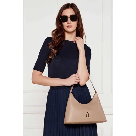 Furla Skórzane hobo FURLA DIAMANTE Furla One Size Gomez Fashion Store